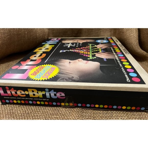 Hasbro Toys Hasbro Lite Brite Light Art Toy With Box Peg Lights 6